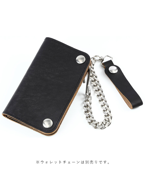 TENDERLOIN テンダーロイン ウォレット ショート ミニウォレット 本革 TRUCKER WALLET SHORT BLACK_1