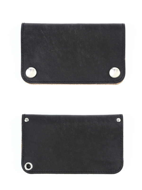 TENDERLOIN テンダーロイン ウォレット ショート ミニウォレット 本革 TRUCKER WALLET SHORT BLACK_4