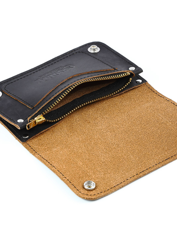 TENDERLOIN テンダーロイン ウォレット ショート ミニウォレット 本革 TRUCKER WALLET SHORT BLACK_6