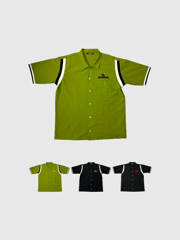 TENDERLOIN テンダーロイン ボーリング シャツ LOGO EMBROIDERY