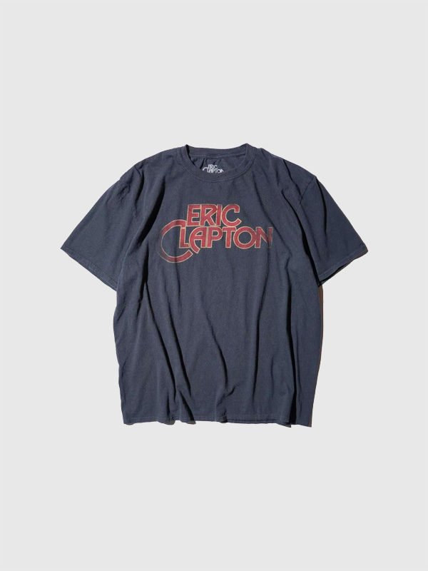 THRIFTY LOOK スリフティー ルック Tシャツ 半袖 綿 100% ERIC CLAPTON エリック・クラプトン バンド T TL25S06900 ロゴ ギター