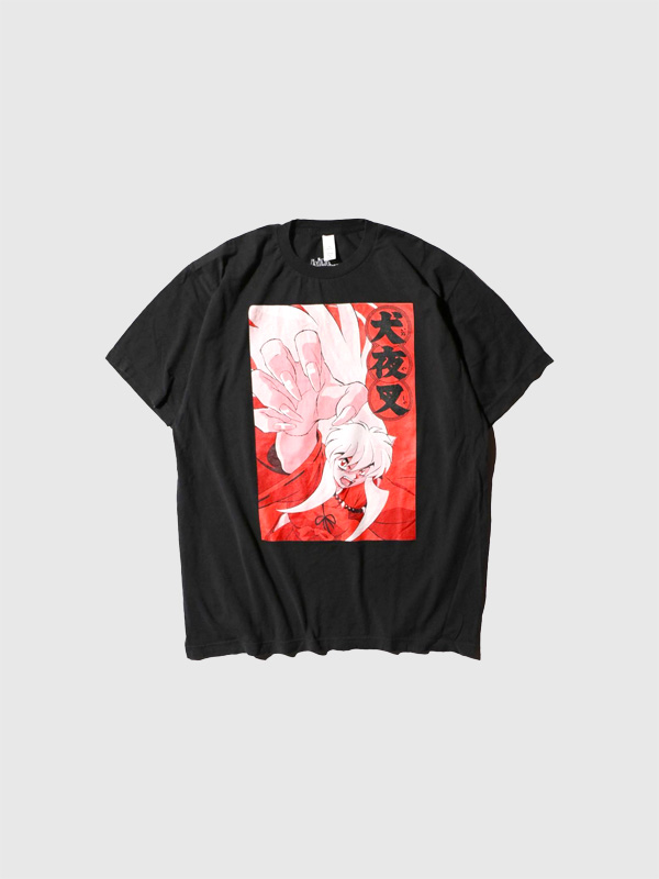 THRIFTY LOOK スリフティー ルック Tシャツ 半袖 綿 100% 犬夜叉 いぬやしゃ アニメ グッズ TL25S03100 INUYASHA 冒険活劇