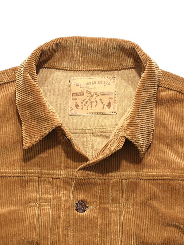 TMT コーデュロイ ジャケット 大戦モデル 1st ８ウェル ヘビーコール Tバック スプリットバック TJKF2505 CORDUROY JACKET 1st type_11
