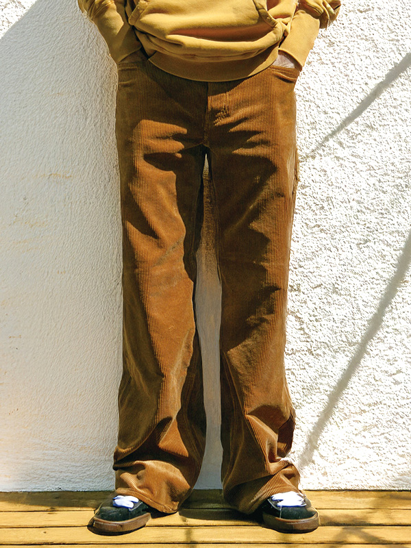 TMT コーデュロイ パンツ ワイド ストレート ８ウェル ヘビーコール 5ポケット 綿 100% メンズ TPTF2503 CORDUROY PANTS_6