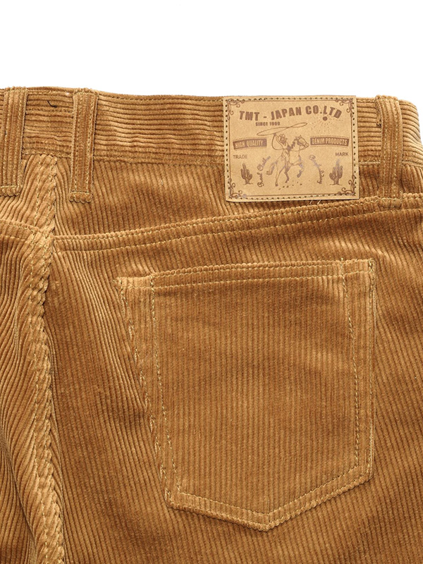 TMT コーデュロイ パンツ ワイド ストレート ８ウェル ヘビーコール 5ポケット 綿 100% メンズ TPTF2503 CORDUROY PANTS_9
