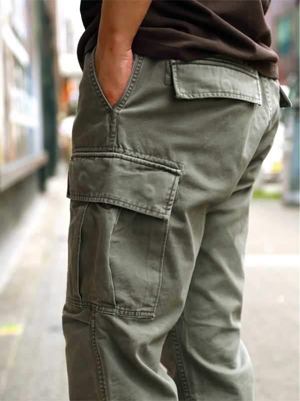 TMT × AVIREX カーゴパンツ メンズ レディース パンツ BASIC FATIGUE BASIC PANTS ヴィンテージ加工  リラックスフィット 太め ファティ - sanctuary-jpn.co.jp