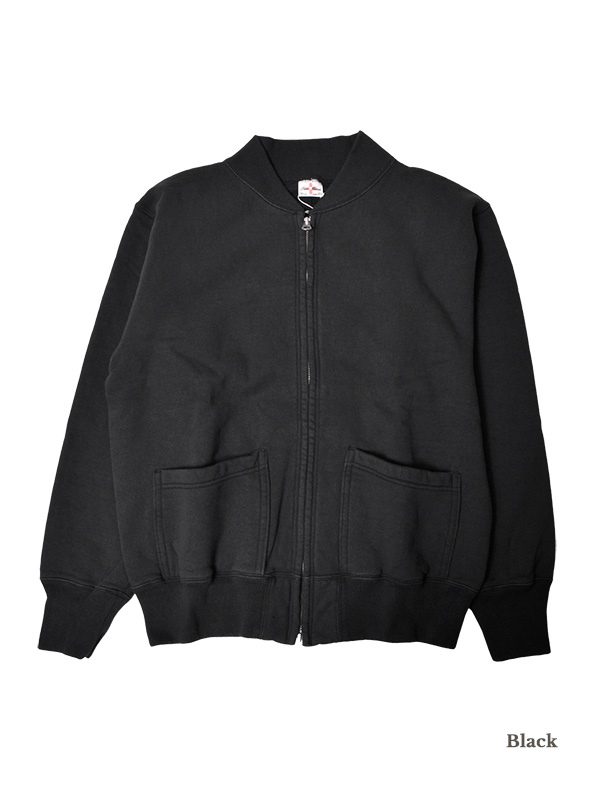 Two Moon トゥームーン スウェット Full-zip sweatshirt トレーナー メンズ レディース 裏起毛 ヘビーオンス フルジップ スウェットシャツ ユニバーサルジップ 10300_2
