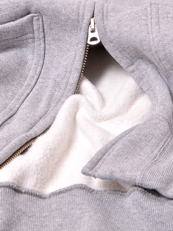 Two Moon トゥームーン スウェット Full-zip sweatshirt トレーナー メンズ レディース 裏起毛 ヘビーオンス フルジップ スウェットシャツ ユニバーサルジップ 10300_5