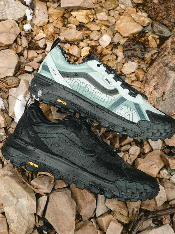 VANS スニーカー ヴァンズ バンズ クロスパス ゴアテックス 防水 ブラック 黒 VN000DAM1OJ Crosspath XC GORE-TEX