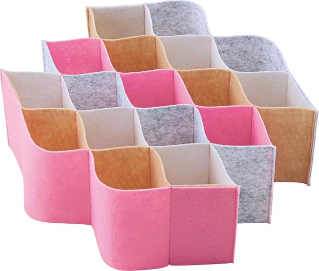 コジット Cogit サイズが変わる 引き出し収納 仕切り パステルカラー 17マス インテリア ショーツやソックス タイツ ハンの通販はau Pay マーケット フォーマルショッピング