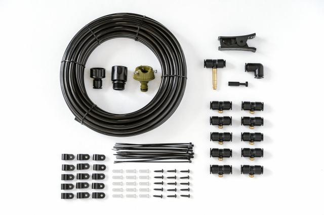 GOTO 後藤 ミストdeクールシャワー 15m 噴射口10個 チューブタイプ 噴霧ノズル10個 屋外用ミストシャワー 熱中症対策 ひんやり 【健康】_14