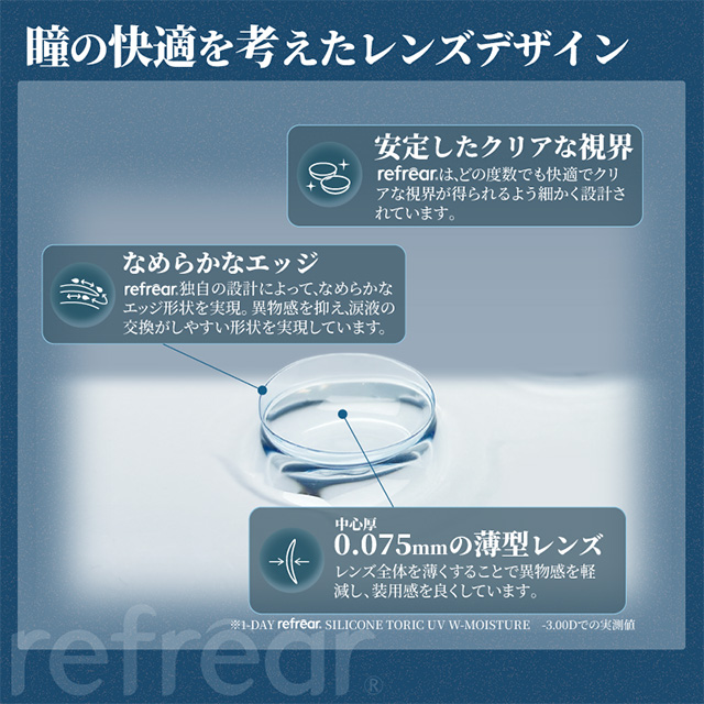 【送料無料】ワンデーリフレア シリコーンUV トーリック（30枚入り） 6箱 コンタクトレンズ 乱視用 ワンデー コンタクト 乱視用 ワンデー 近視用