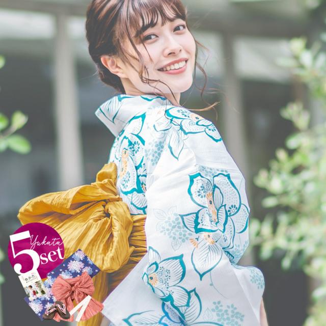 レディース 大人 浴衣セット ゆかた しわへこ帯 下駄 着付け本 腰ひも 5点セット フェミニン 大人 紺 トレンド インスタ 上品 レトロ の通販はau Pay マーケット オトナ可愛いレディース通販 Dita ディータ