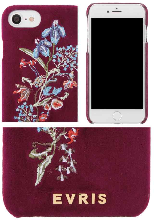 即納 Evris エヴリス Embroideryべロアiphoneケース Iphone6 6ｓ 7対応 全3色の通販はau Pay マーケット オトナ可愛いレディース通販 Dita ディータ