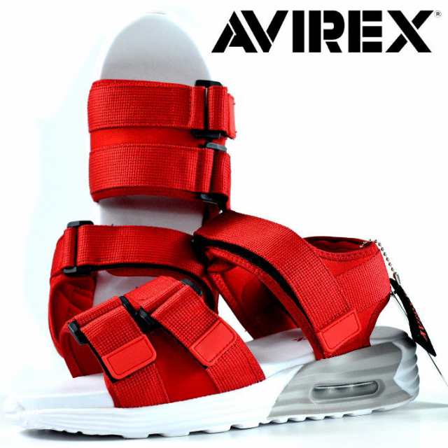 Avirex スポーツサンダル メンズ Av4540 Hudson 靴 シューズ アビレックス アヴィレックス 軽量 レッド 赤 の通販はau Pay マーケット 正規品アメカジ専門店 Hype