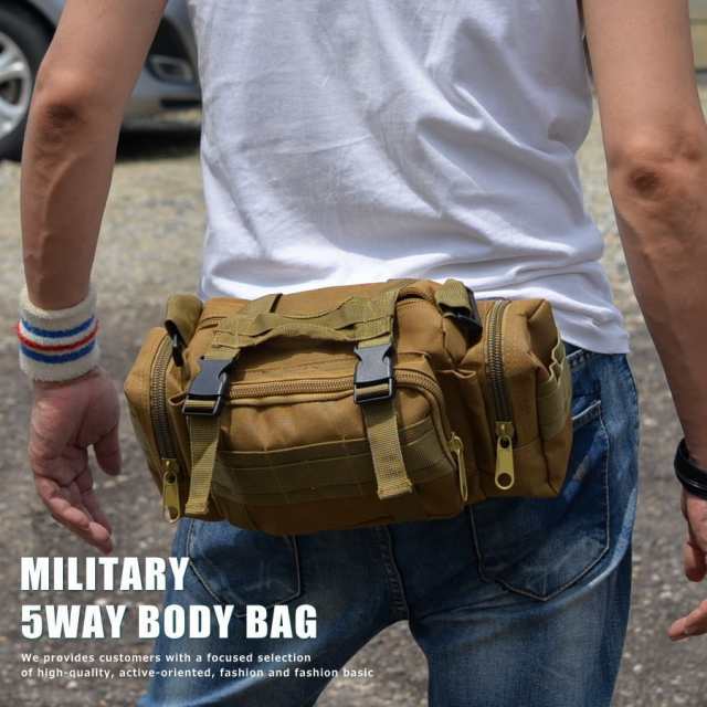 5WAY ボディバッグ メンズ 鞄 ショルダーバッグ ウエストバッグ 5WAY ボディバッグ メンズ 鞄 ショルダーバッグ ウエストバッグ