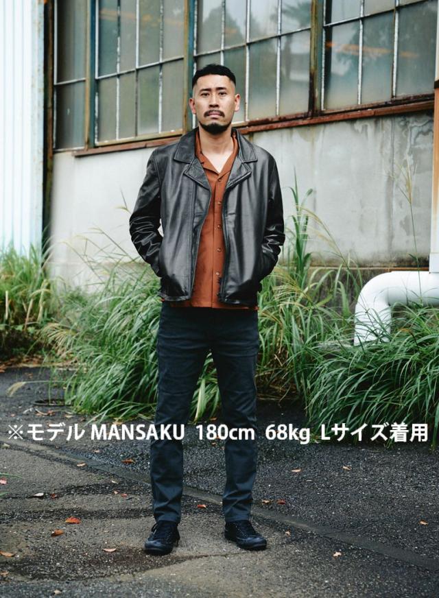 インディアン 牛革製レザーシングルライダースジャケット