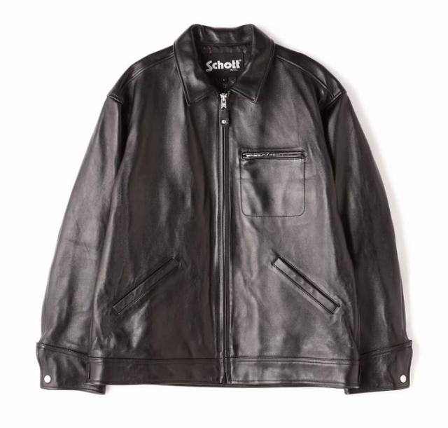 【羊革レザー】Schott ショット 本革 羊革 ジャケット メンズ トラッカージャケット レザー アウター 革ジャン メンズ 正規品 ブランド おしゃれ Y_U 7825950014 7986918 送料無料_4