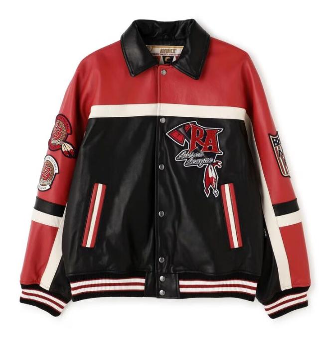 【本革レザー】AVIREX レザー ジャケット アウター 革ジャン メンズ ブルゾン Y_U 7835150012 7986853 VARSITY JACKET RED AXES バーシティジャケット レッドアクシズ 正規品 ブランド おしゃれ アビレックス アヴィレックス 送料無料の通販は 【本革レザー】AVIREX レザー ジャケット アウター 革ジャン メンズ ブルゾン Y_U 7835150012 7986853 VARSITY JACKET RED AXES バーシティジャケット レッドアクシズ 正規品 ブランド おしゃれ アビレックス アヴィレックス 送料無料の通販は