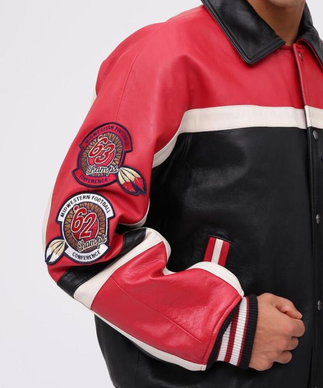 【本革レザー】AVIREX レザー ジャケット アウター 革ジャン メンズ ブルゾン Y_U 7835150012 7986853 VARSITY JACKET RED AXES バーシティジャケット レッドアクシズ 正規品 ブランド おしゃれ アビレックス アヴィレックス 送料無料の通販は 【本革レザー】AVIREX レザー ジャケット アウター 革ジャン メンズ ブルゾン Y_U 7835150012 7986853 VARSITY JACKET RED AXES バーシティジャケット レッドアクシズ 正規品 ブランド おしゃれ アビレックス アヴィレックス 送料無料の通販は