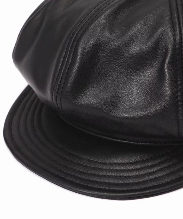 【羊革レザー】Schott ショット 本革 羊革 帽子 Y_U 7825974006 7986872 キャスケット ハンチング キャップ ニュースボーイキャップ メンズ レディース レザー 正規品 ブランド おしゃれ 送料無料_7