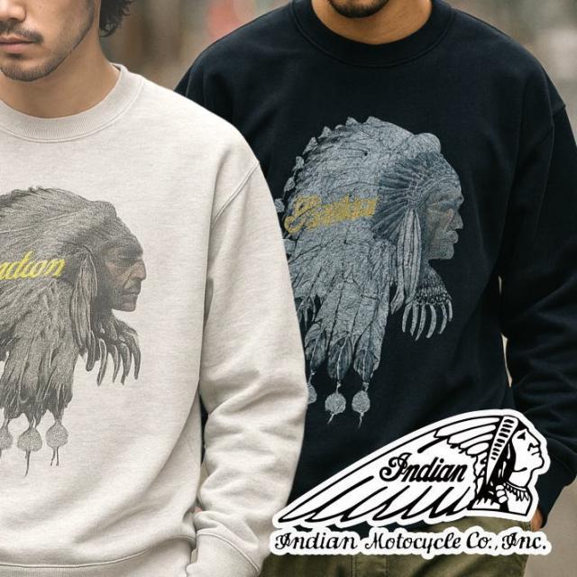 Indian Motocycle インディアン スウェット トレーナー メンズ レディース IC-3012 7986579  sweat printed プリント ブランド 送料無料