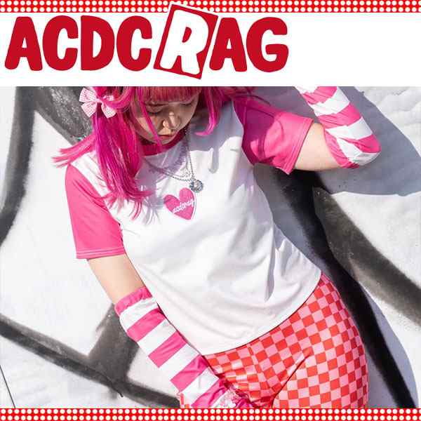 ACDC RAG エーシーディーシーラグ ハート アームT 原宿系 デコラ