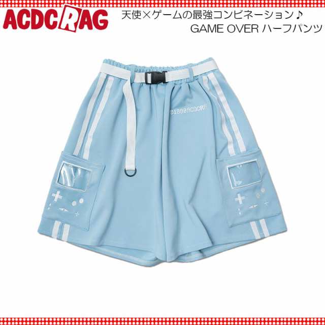 ACDC RAG エーシーディーシーラグ GAME OVER ハーフパンツ ボトムス