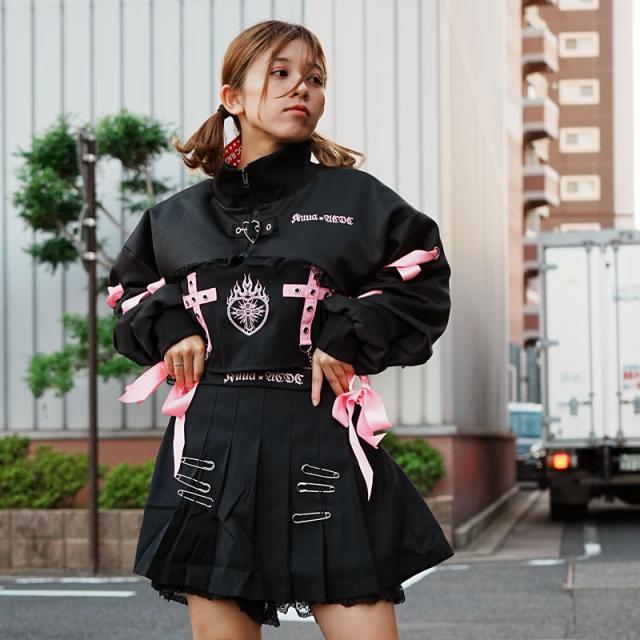 【レア】エーシーディーシーラグ 原宿系タータンチェックPUNKSクロスジャケット 楽天市場】PUNKSクロスジャケット パンク ロック ファッション V