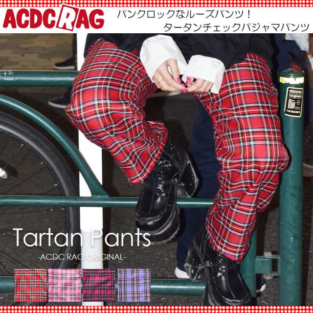 ACDC RAG エーシーディーシーラグ タータンチェックパジャマ