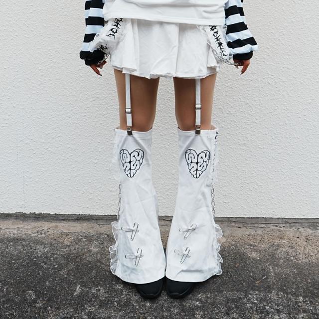 ACDC RAG エーシーディーシーラグ 脳みそ少女/肋骨天使 レッグ付きスカート 原宿 原宿系 ファッション ichigochan いちごちゃん レディース メンズ jr-15skの通販は