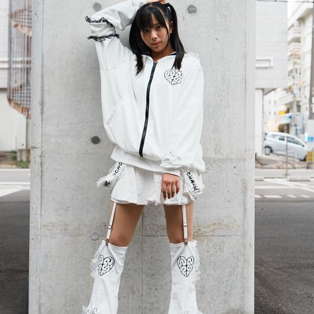 ACDC RAG エーシーディーシーラグ 脳みそ少女/肋骨天使 レッグ付きスカート 原宿 原宿系 ファッション ichigochan いちごちゃん レディース メンズ jr-15skの通販は