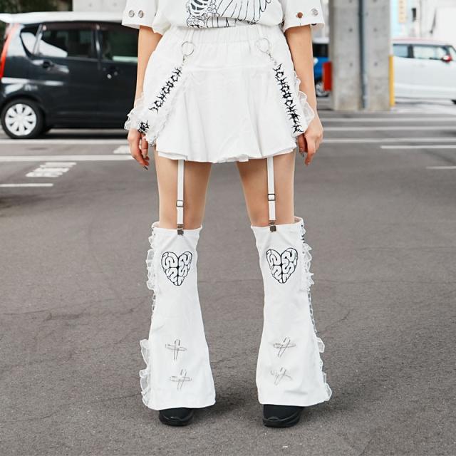 ACDC RAG エーシーディーシーラグ 脳みそ少女/肋骨天使 レッグ付きスカート 原宿 原宿系 ファッション ichigochan いちごちゃん レディース メンズ jr-15skの通販は