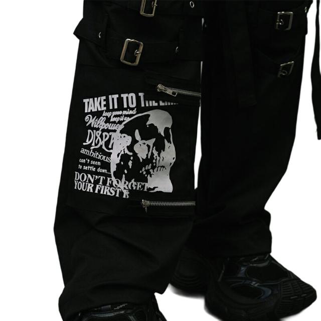 ACDC RAG エーシーディーシーラグ 1033 ボンテージパンツ 10分丈 パンク ロック ファッション V系 ビジュアル系 ヴィジュアル系 セパレート バンギャ ko-1033 ACDC RAG エーシーディーシーラグ 1033 ボンテージパンツ 10分丈