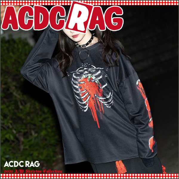 ACDC RAG エーシーディーシーラグ タレストロベリー ロンT Tシャツ