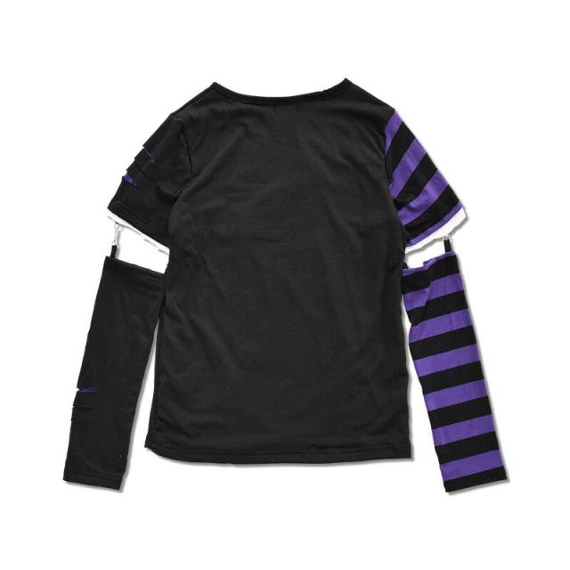 ACDC RAG エーシーディーシーラグ アシメロングTシャツ パンク
