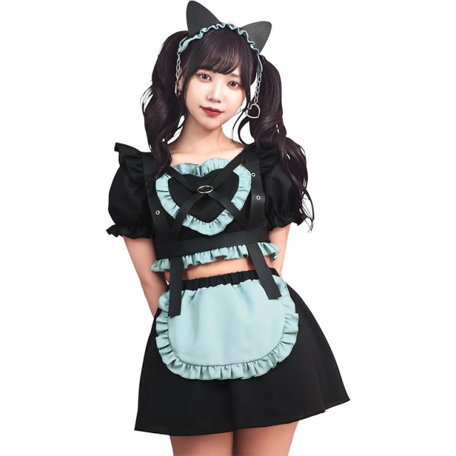 クリアストーン Clearstone コスプレ ハロウィン アニマル ねこ ヤムヤムヤミー 束縛ネコメイド レディース フリーサイズ ブラック[sokubaku-nekomaid]の通販は