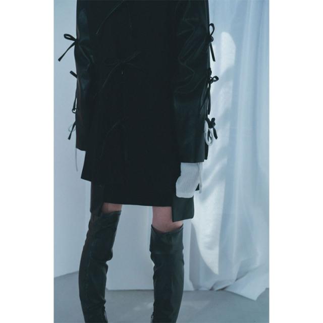 Nora Lily elle ノラリリーエル 【2カラー】リボン スイッチング スカート 224560065 Nora Lily elle ノラリリーエル 【2カラー】リボン スイッチング