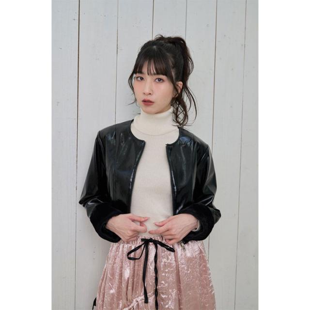 Nora Lily elle ノラリリーエル 【3カラー】ギャザーリボン Aライン