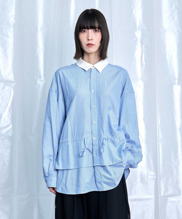 Nora Lily ノラリリー 【4カラー】フェイクレイヤードシャツ(UNISEX) 225580148 Nora Lily ノラリリー 【4カラー】フェイクレイヤードシャツ(UNISEX