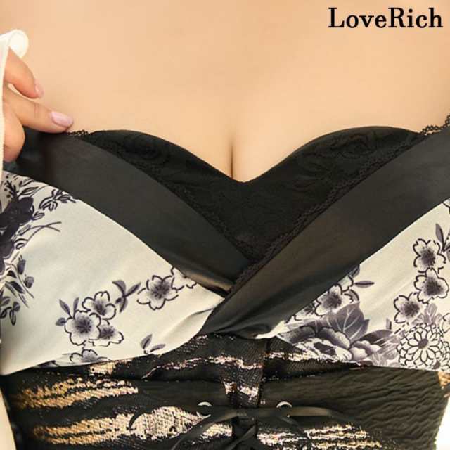LoveRich ラブリッチ 【高級ライン】シフォン 和柄 レース LoveRich ラブリッチ 【高級ライン】シフォン 和柄 レース