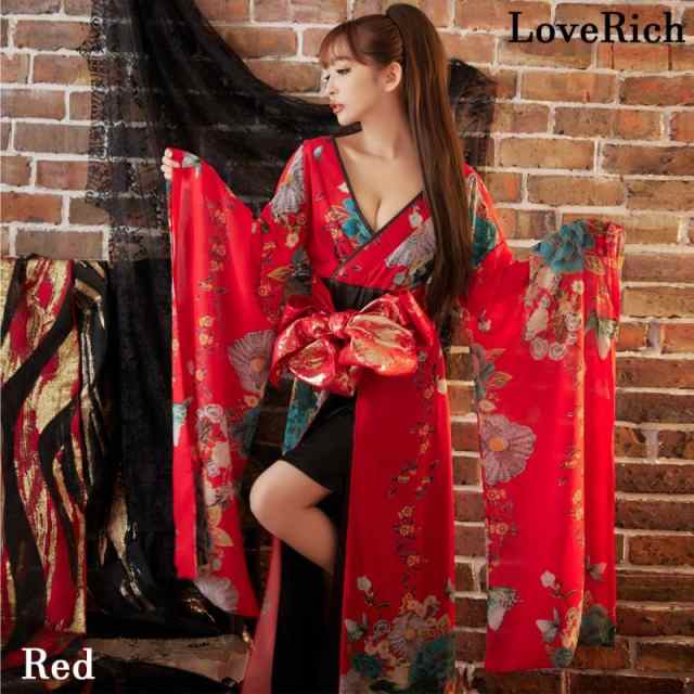 LoveRich ラブリッチ 【高級ライン】 花柄 ロングINミニスカート