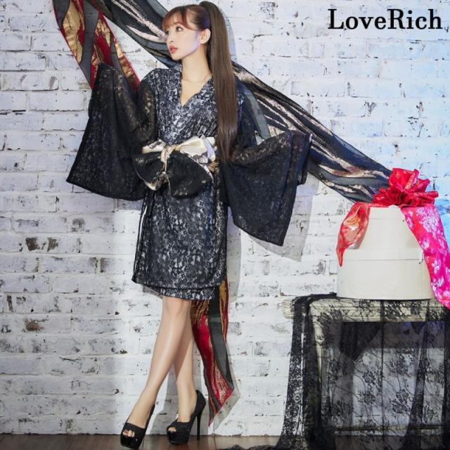 LoveRich ラブリッチ 【4カラー/2点セット】総レース ミニ
