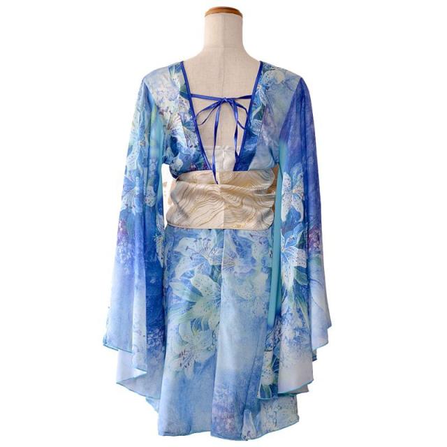 LoveRich ラブリッチ 【SMLサイズ/3カラー/2点セット】百合 花柄