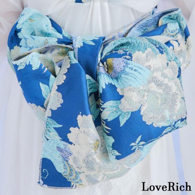 LoveRich ラブリッチ 【2点セット】花柄 シフォン レース 和柄 ミニ 豪華 帯 花魁 着物 ドレス コスプレ ハロウィン キャバドレス [1342]_6