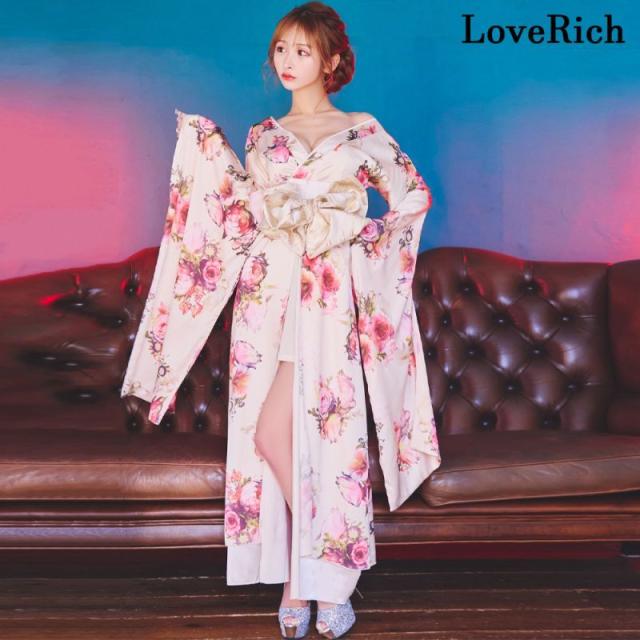 LoveRich ラブリッチ 【高級ライン】【3カラー/2点セット】 花柄
