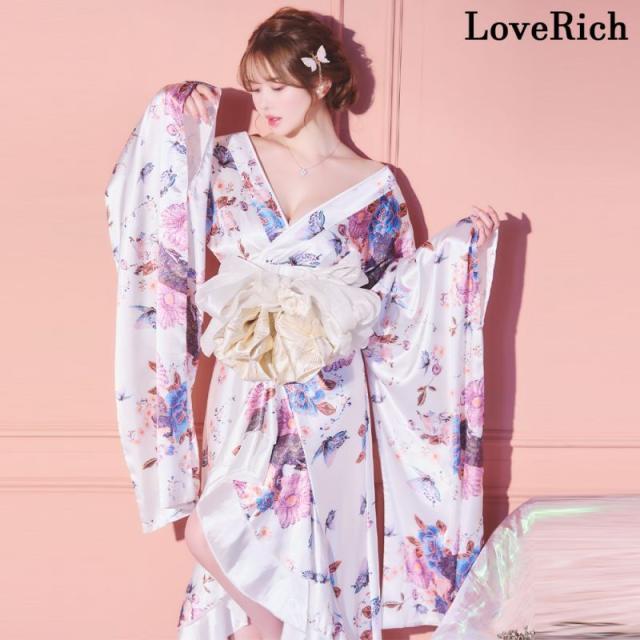 LoveRich ラブリッチ 【高級ライン】【2カラー/2点セット】蝶々柄