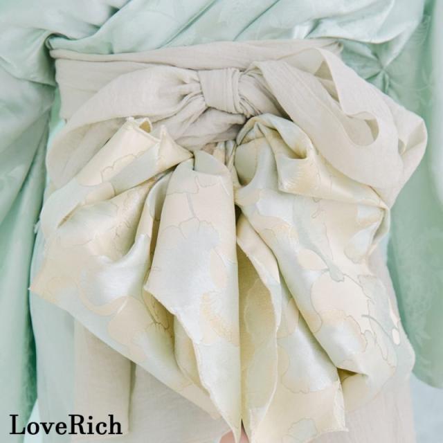 LoveRich ラブリッチ 【2カラー/2点セット】花柄 和柄 オフショル ミニ 豪華 帯 リボン 花魁 着物 ドレス コスプレ イベント ハロウィン [1323]_8