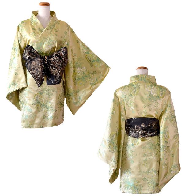 LoveRich ラブリッチ 【高級ライン】【3カラー/2点セット】艶花 花柄 帯 花魁 着物 ドレス コスプレ ハロウィン キャバドレス [1513]_18