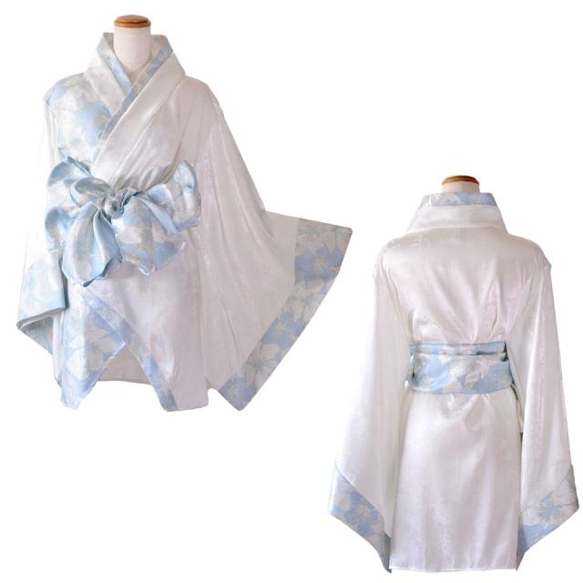 LoveRich ラブリッチ 【高級ライン】【2点セット】淡彩 花柄 帯 花魁 着物 ドレス コスプレ ハロウィン キャバドレス [1523]_17